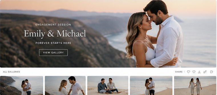 Sample engagement gallery